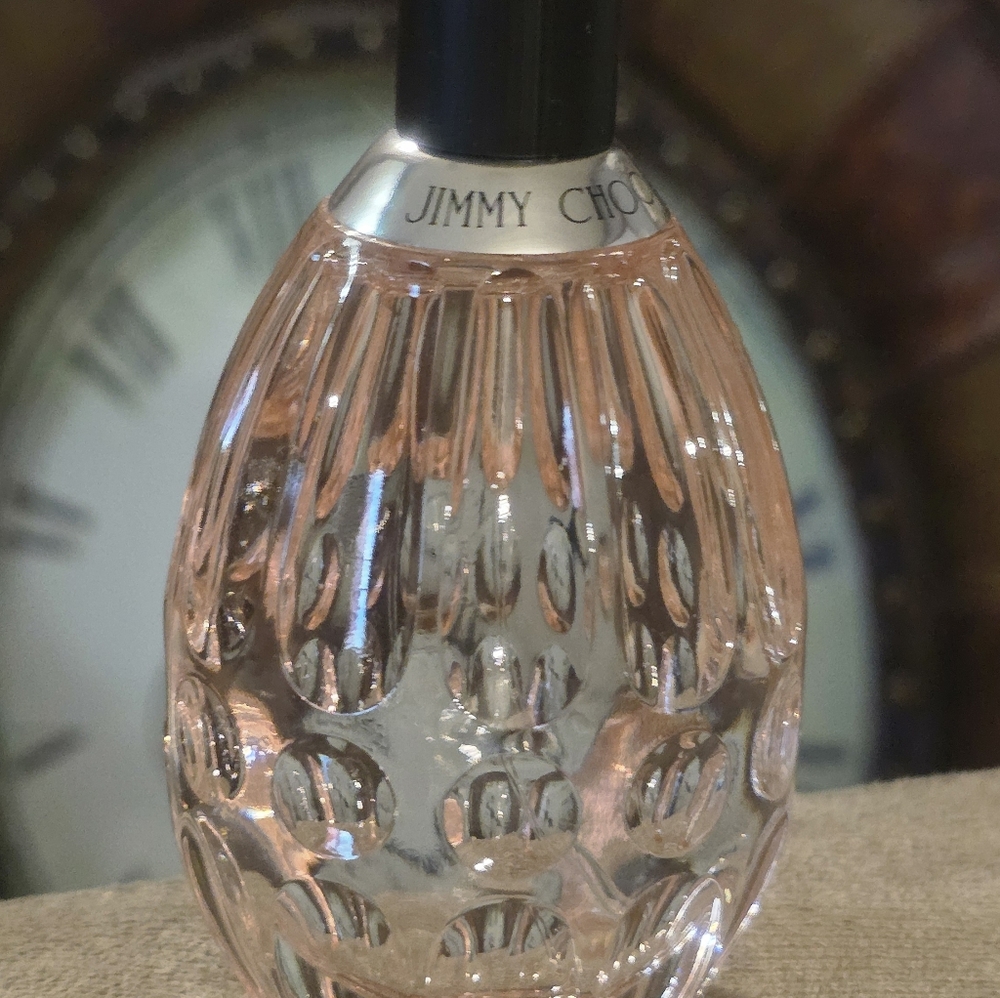 Jimmy Choo L'Eau Eau De Toilette! New Tester! Pink Glass  Bottle. Captivating!